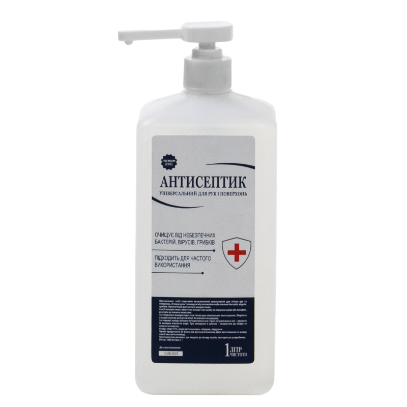 Миючий засіб з дезінфікуючою дією Premium з дозатором 1л ТМ DiЄvo