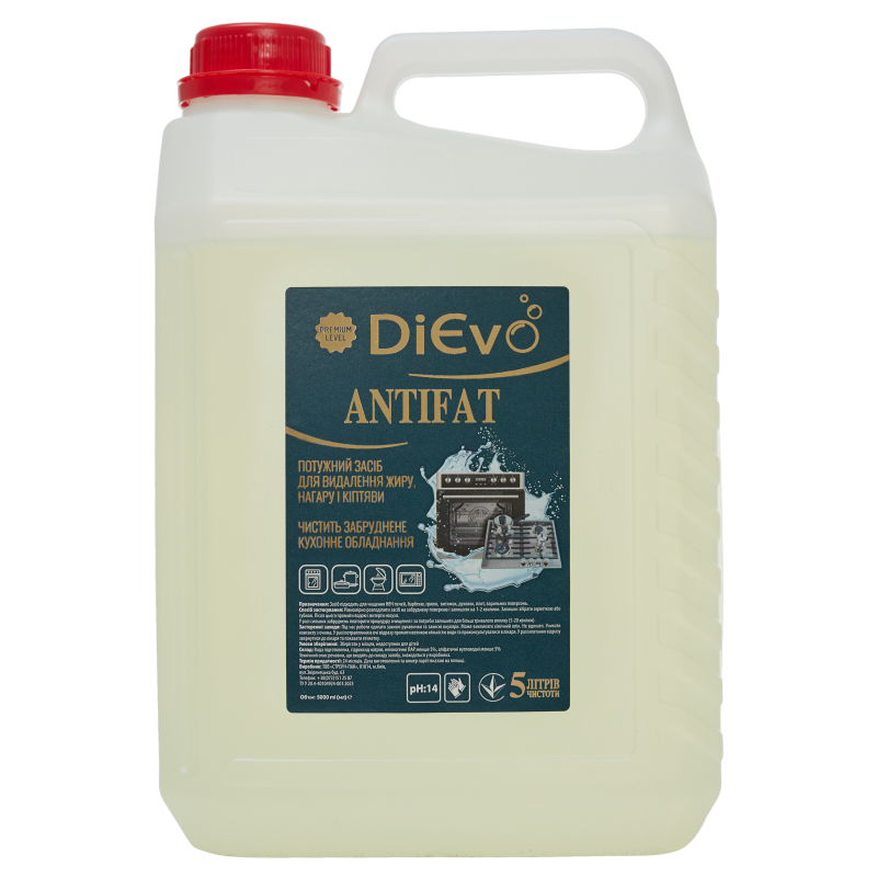 Засіб для миття кухні Antifat Premium DiЄvo 5л (антижир)